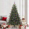 Árbol de Navidad artificial Verde 210 cm PVC. Metal y Plástico 1