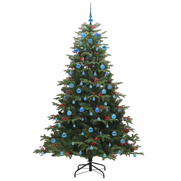 Árbol de Navidad artificial Verde 210 cm PVC. Metal y Plástico M 4