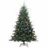 Árbol de Navidad artificial Verde 210 cm PVC. Metal y Plástico 4