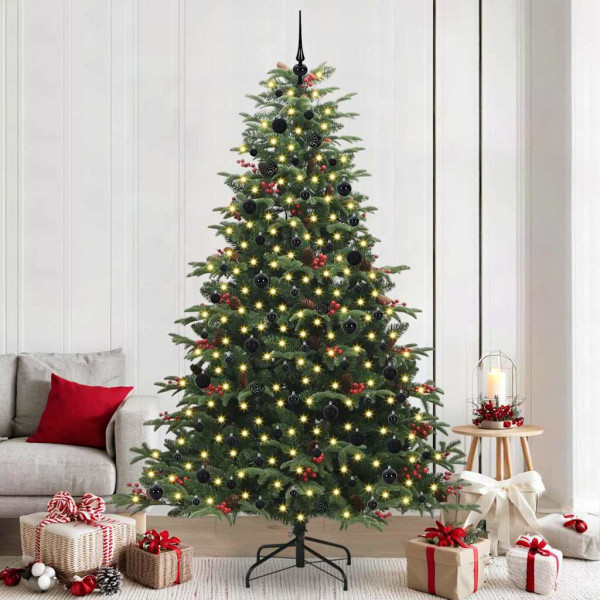 Árbol de Navidad artificial Verde 240 cm PVC. Metal y Plástico D