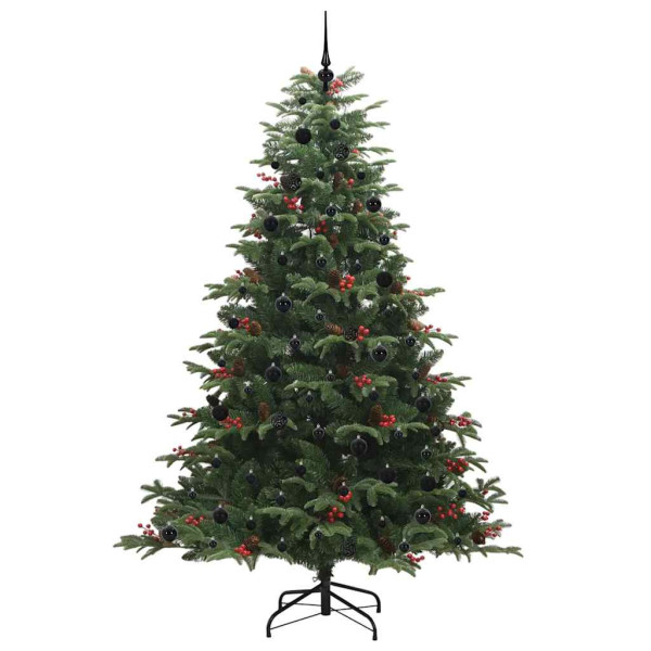 Árbol de Navidad artificial Verde 240 cm PVC. Metal y Plástico M 4