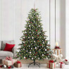 Árbol de Navidad artificial Verde 240 cm PVC. Metal y Plástico 1