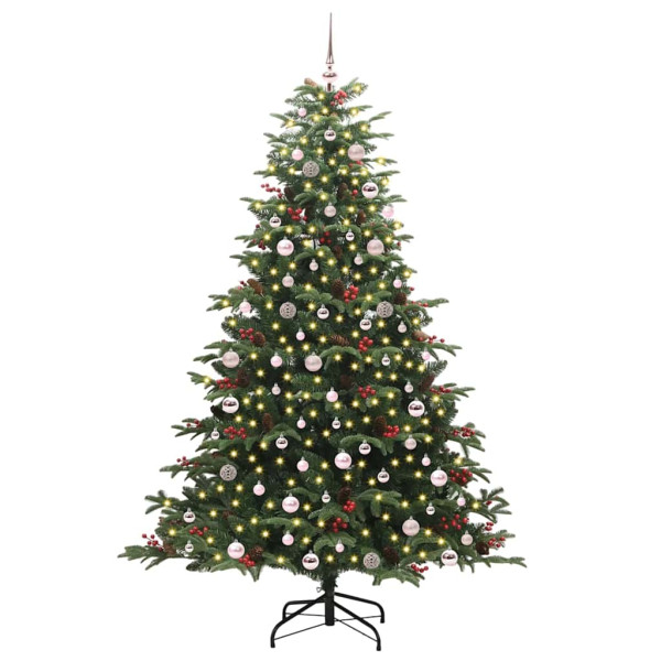 Árbol de Navidad artificial Verde 240 cm PVC. Metal y Plástico M 3