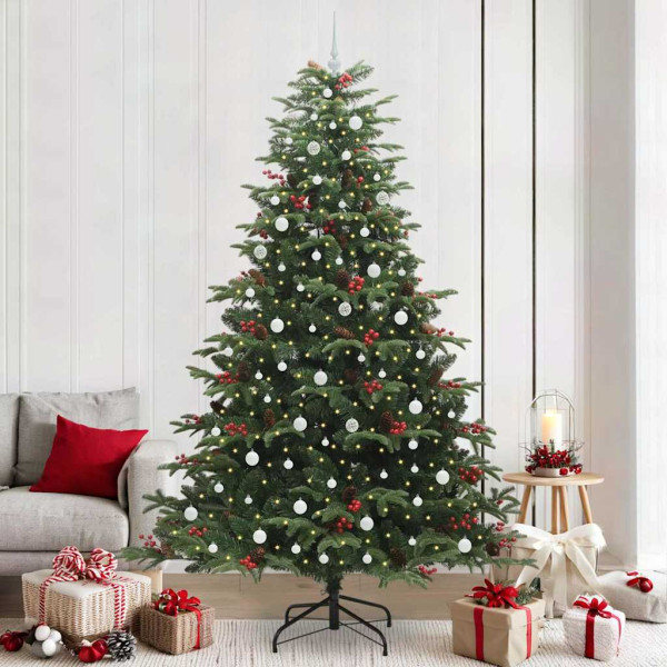 Árbol de Navidad artificial Verde 240 cm PVC. Metal y Plástico D