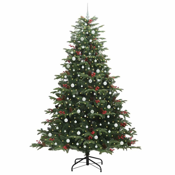 Árbol de Navidad artificial Verde 240 cm PVC. Metal y Plástico M 3