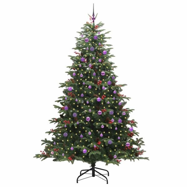 Árbol de Navidad artificial Verde 240 cm PVC. Metal y Plástico M 3