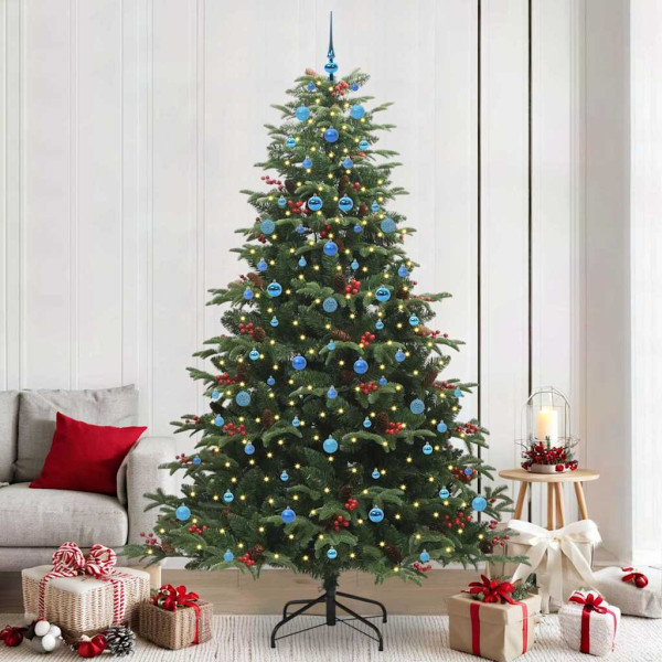 Árbol de Navidad artificial Verde 240 cm PVC. Metal y Plástico D