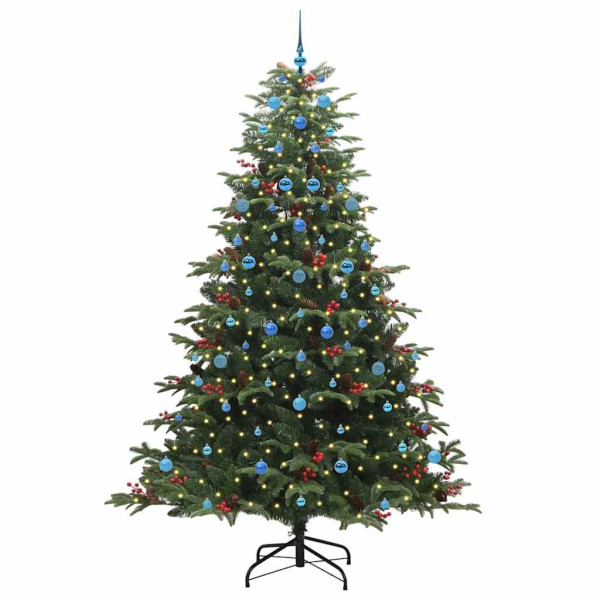 Árbol de Navidad artificial Verde 240 cm PVC. Metal y Plástico M 3