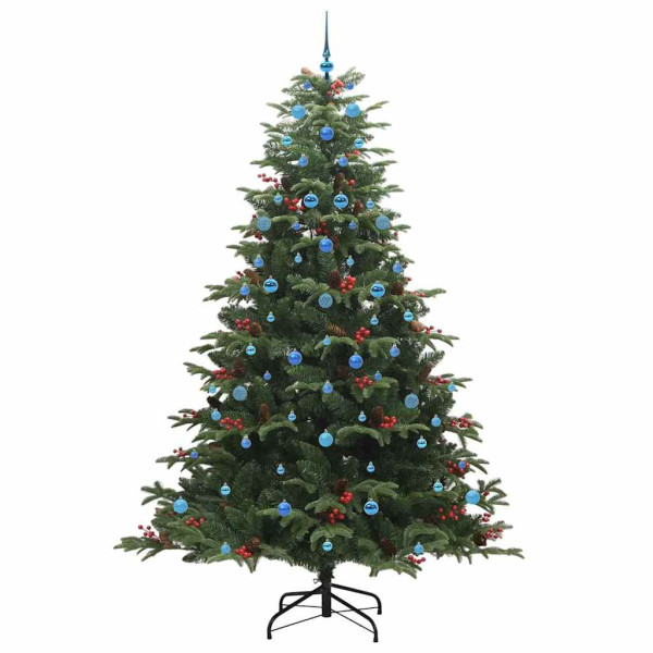 Árbol de Navidad artificial Verde 240 cm PVC. Metal y Plástico M 4