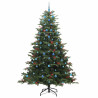 Árbol de Navidad artificial Verde 240 cm PVC. Metal y Plástico 4