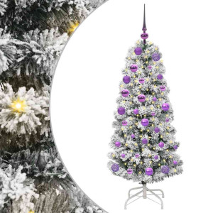 Árbol de Navidad artificial con ramas articuladas 120 cm H