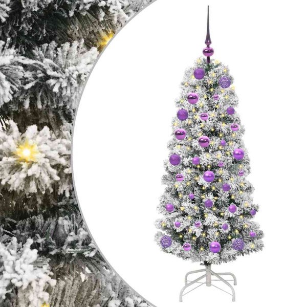 Árbol de Navidad artificial con ramas articuladas 120 cm M 2