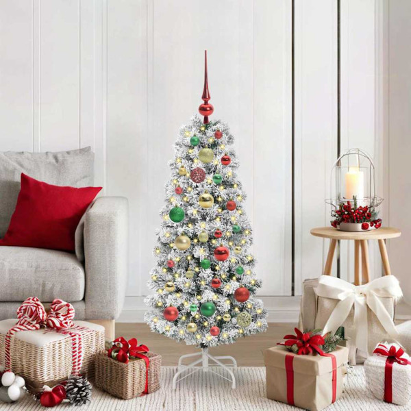 Árbol de Navidad artificial con ramas articuladas 120 cm D