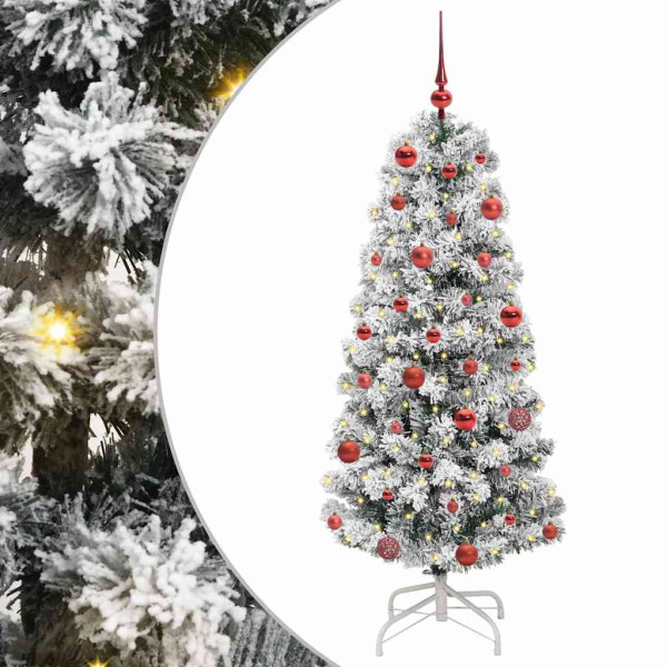Árbol de Navidad artificial con ramas articuladas 150 cm M 2