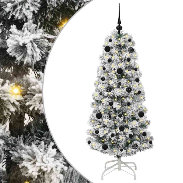 Árbol de Navidad artificial con ramas articuladas 150 cm M 2