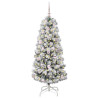 Árbol de Navidad artificial con ramas articuladas 150 cm 2
