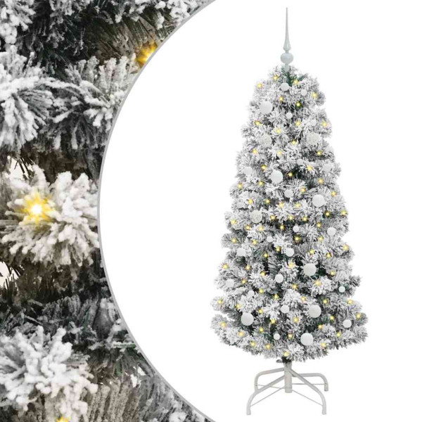 Árbol de Navidad artificial con ramas articuladas 150 cm M 2
