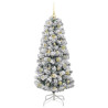 Árbol de Navidad artificial con ramas articuladas 150 cm 4