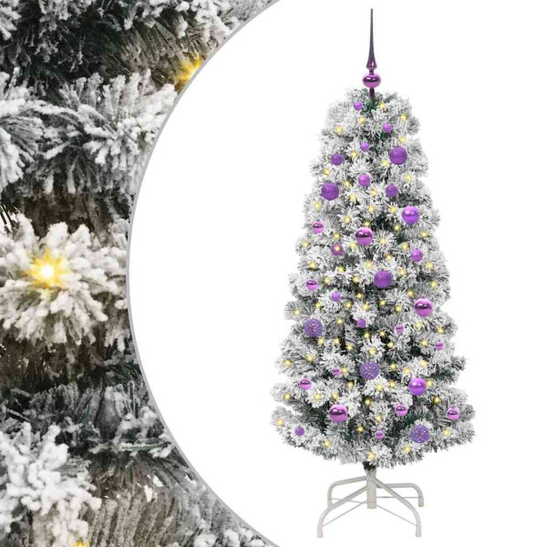 Árbol de Navidad artificial con ramas articuladas 150 cm M 2