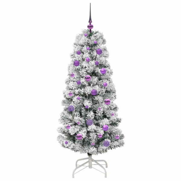 Árbol de Navidad artificial con ramas articuladas 150 cm M 4