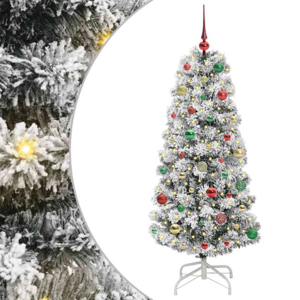 Árbol de Navidad artificial con ramas articuladas 150 cm M 2