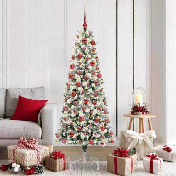 Árbol de Navidad artificial con ramas articuladas 180 cm D