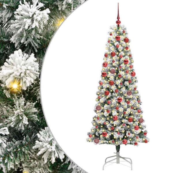 Árbol de Navidad artificial con ramas articuladas 180 cm M 2