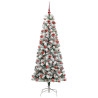 Árbol de Navidad artificial con ramas articuladas 180 cm 4