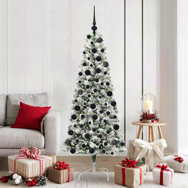 Árbol de Navidad artificial con ramas articuladas 180 cm D