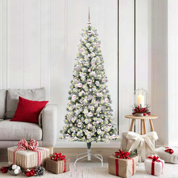 Árbol de Navidad artificial con ramas articuladas 180 cm D