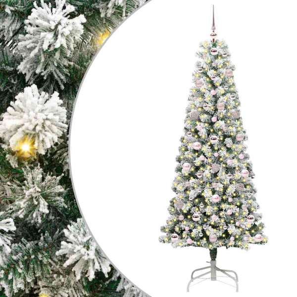 Árbol de Navidad artificial con ramas articuladas 180 cm M 2