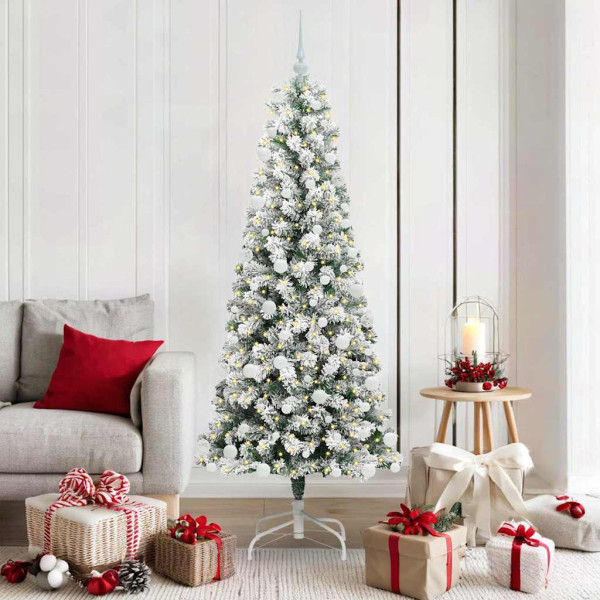 Árbol de Navidad artificial con ramas articuladas 180 cm D