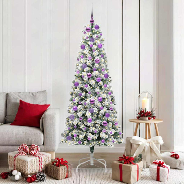 Árbol de Navidad artificial con ramas articuladas 180 cm D