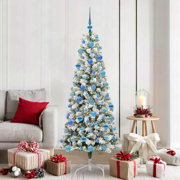 Árbol de Navidad artificial con ramas articuladas 180 cm D