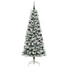 Árbol de Navidad artificial con ramas articuladas 210 cm 4