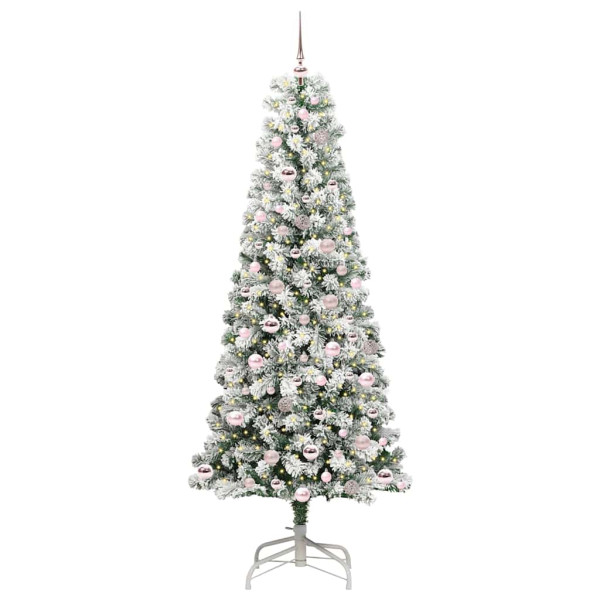 Árbol de Navidad artificial con ramas articuladas 210 cm M 3