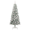 Árbol de Navidad artificial con ramas articuladas 210 cm 4