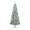Árbol de Navidad artificial con ramas articuladas 210 cm 3