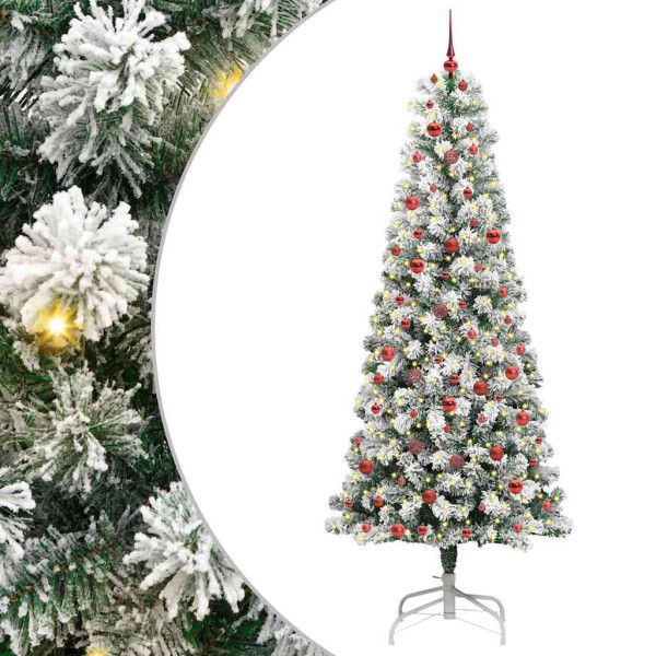 Árbol de Navidad artificial con ramas articuladas 240 cm M 2