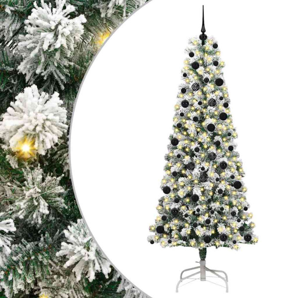 Árbol de Navidad artificial con ramas articuladas 240 cm M 2
