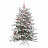 Árbol de Navidad artificial con ramas articuladas 150 cm 4