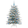 Árbol de Navidad artificial con ramas articuladas 150 cm 3