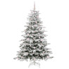 Árbol de Navidad artificial con ramas articuladas 180 cm 4