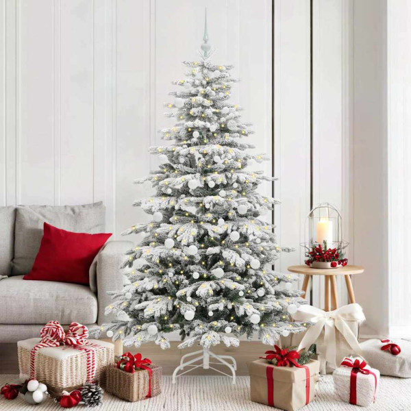 Árbol de Navidad artificial con ramas articuladas 180 cm D