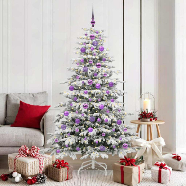 Árbol de Navidad artificial con ramas articuladas 180 cm D