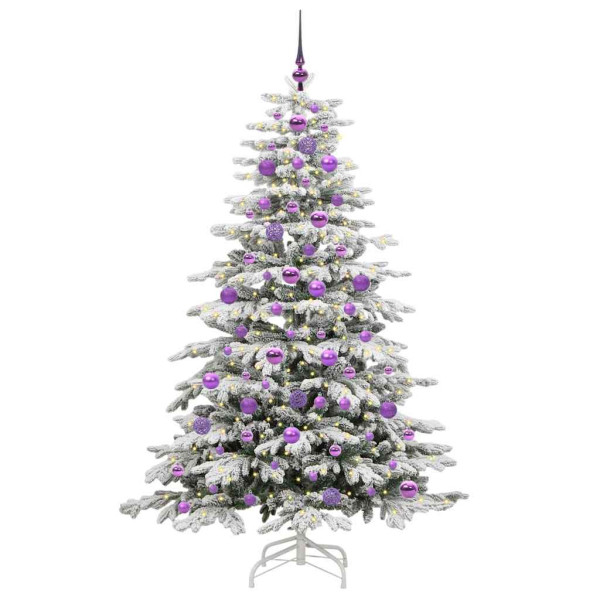 Árbol de Navidad artificial con ramas articuladas 180 cm M 3
