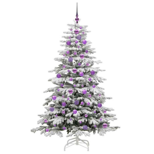 Árbol de Navidad artificial con ramas articuladas 180 cm M 4