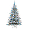 Árbol de Navidad artificial con ramas articuladas 180 cm 4