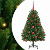Árbol de Navidad artificial Verde 120 cm PVC y Metal 2