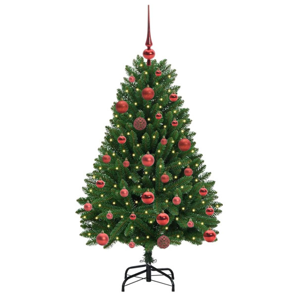 Árbol de Navidad artificial Verde 120 cm PVC y Metal M 3